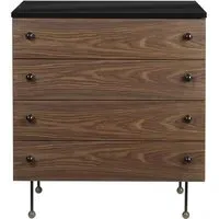 4-Drawer Dresser - Walnut, Wood