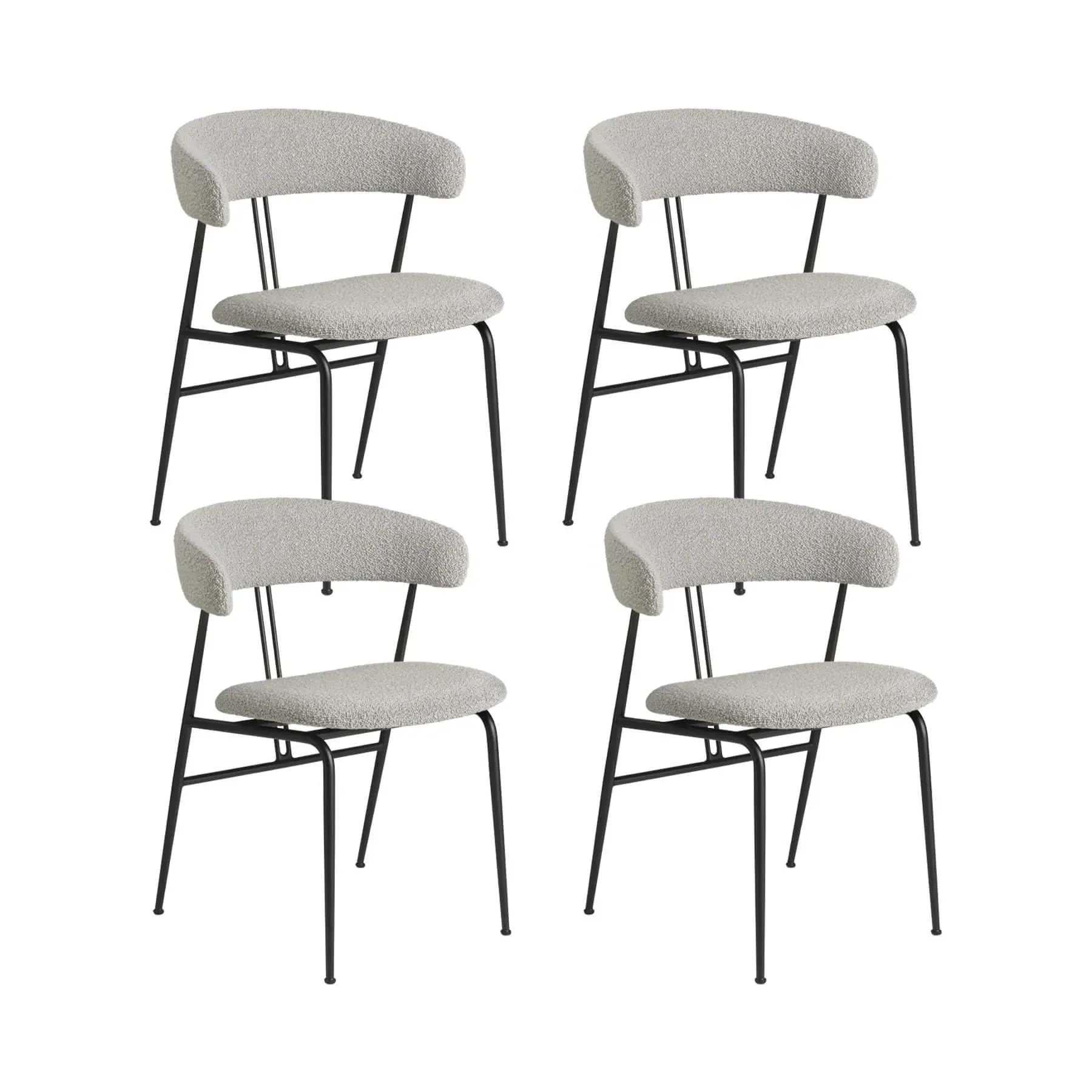 8-Piece Dining Chair Set - Upholstered