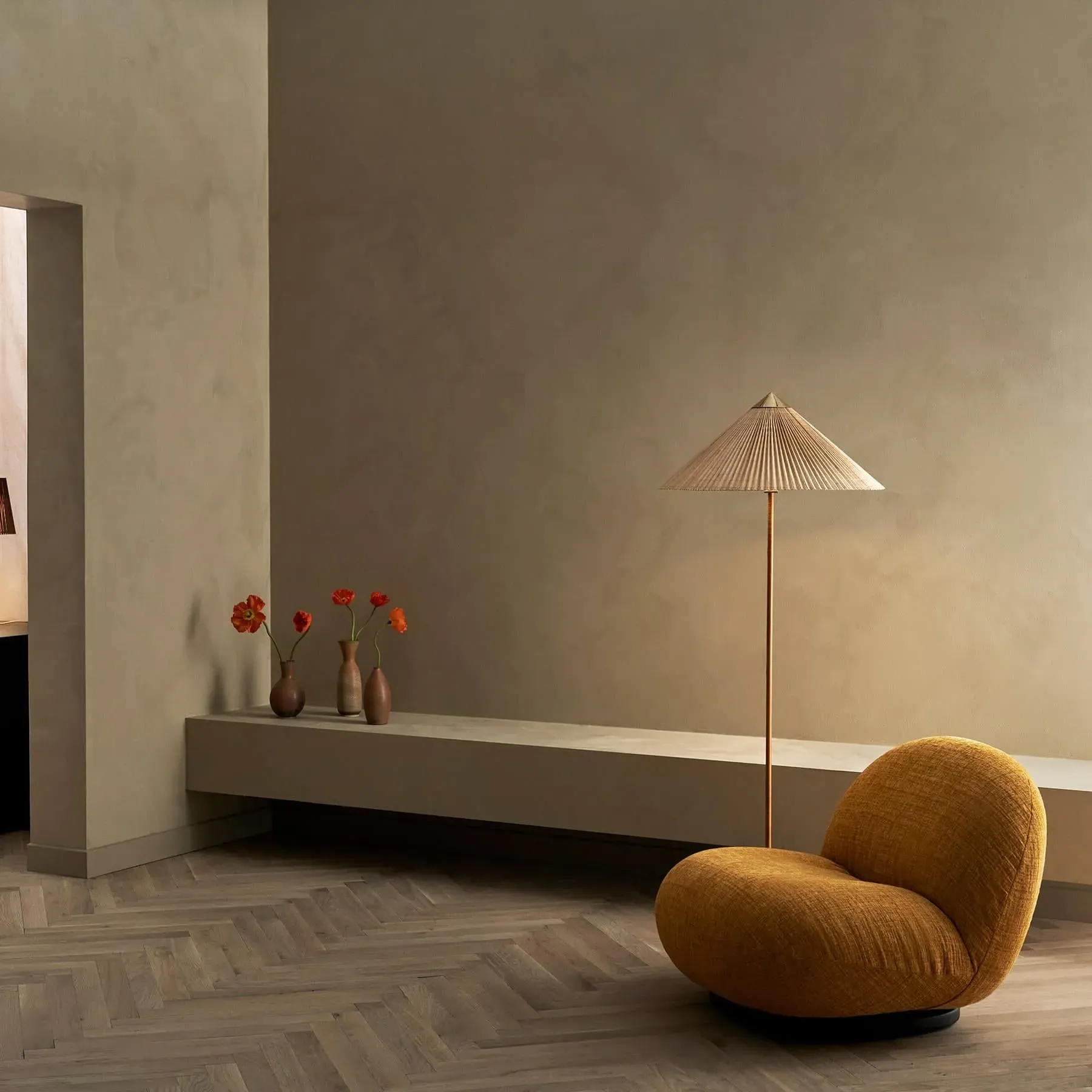 9602 Floor Lamp - Bamboo