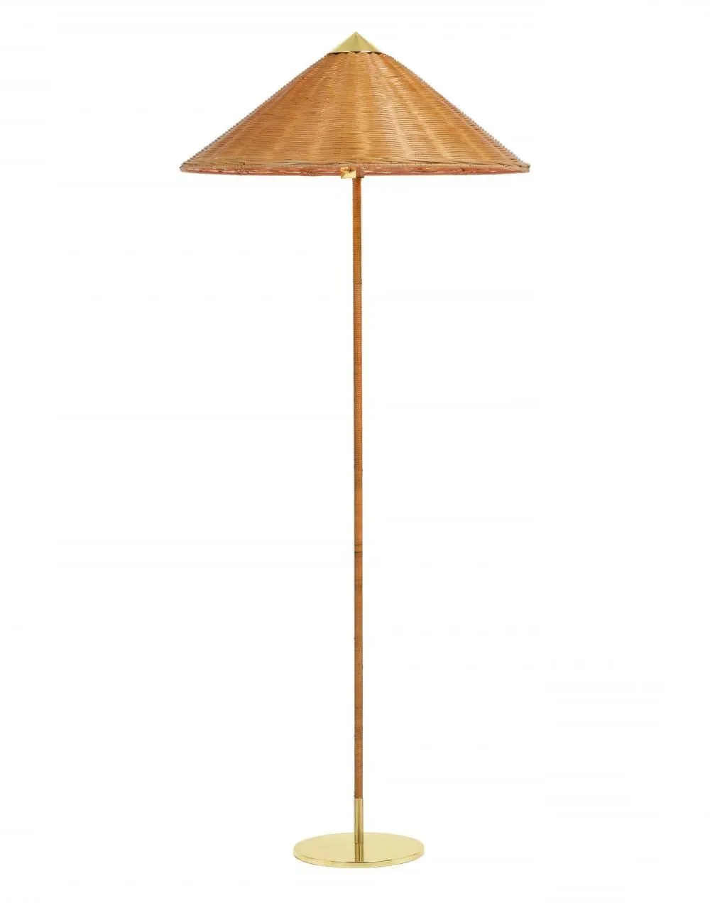 9602 Floor Lamp - Wicker Willow