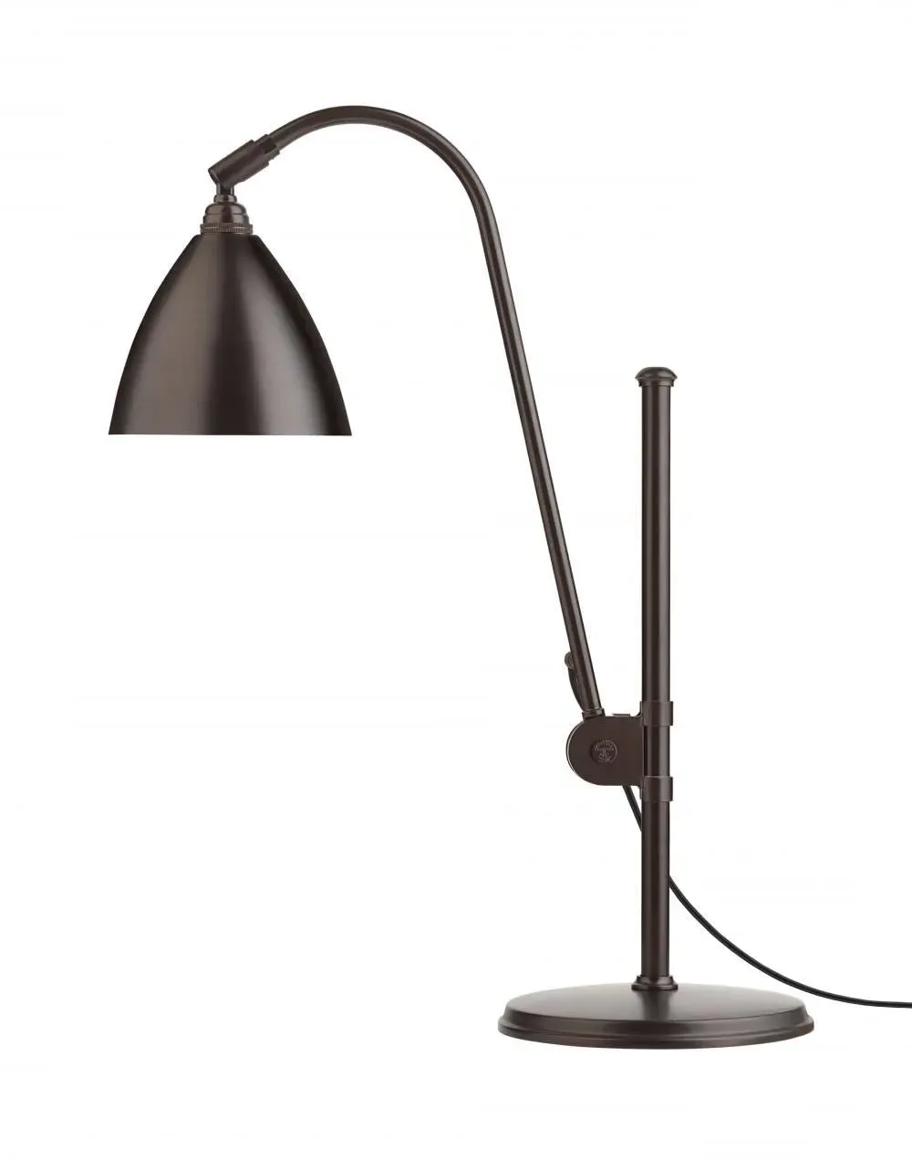 Adjustable Table Lamp - Black Brass, Metal image