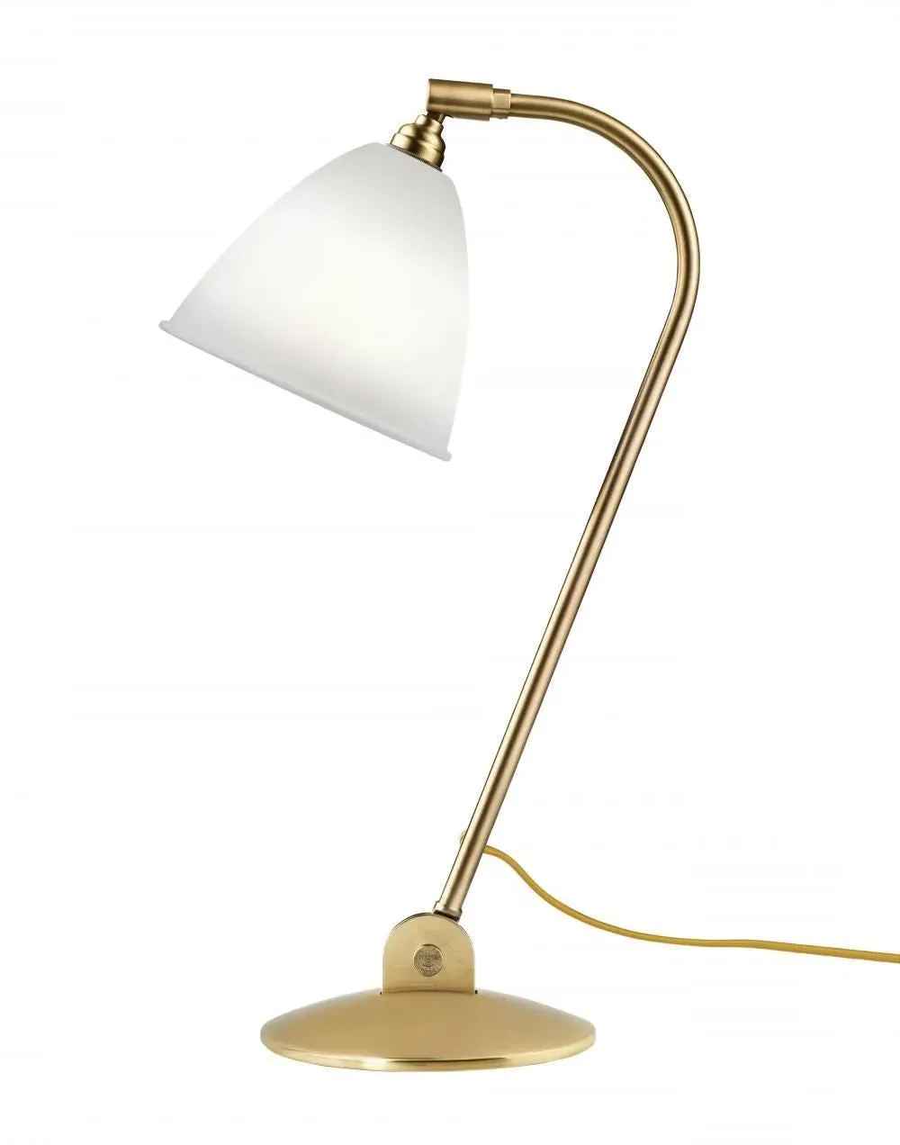 Adjustable Table Lamp - Brass, Bone China