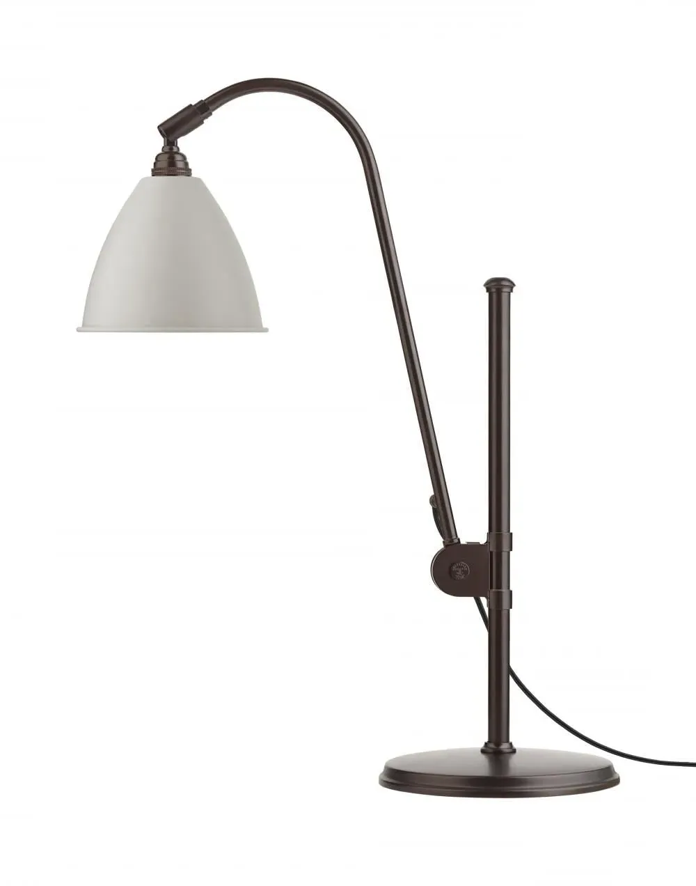 Adjustable Table Lamp - White, Brass image