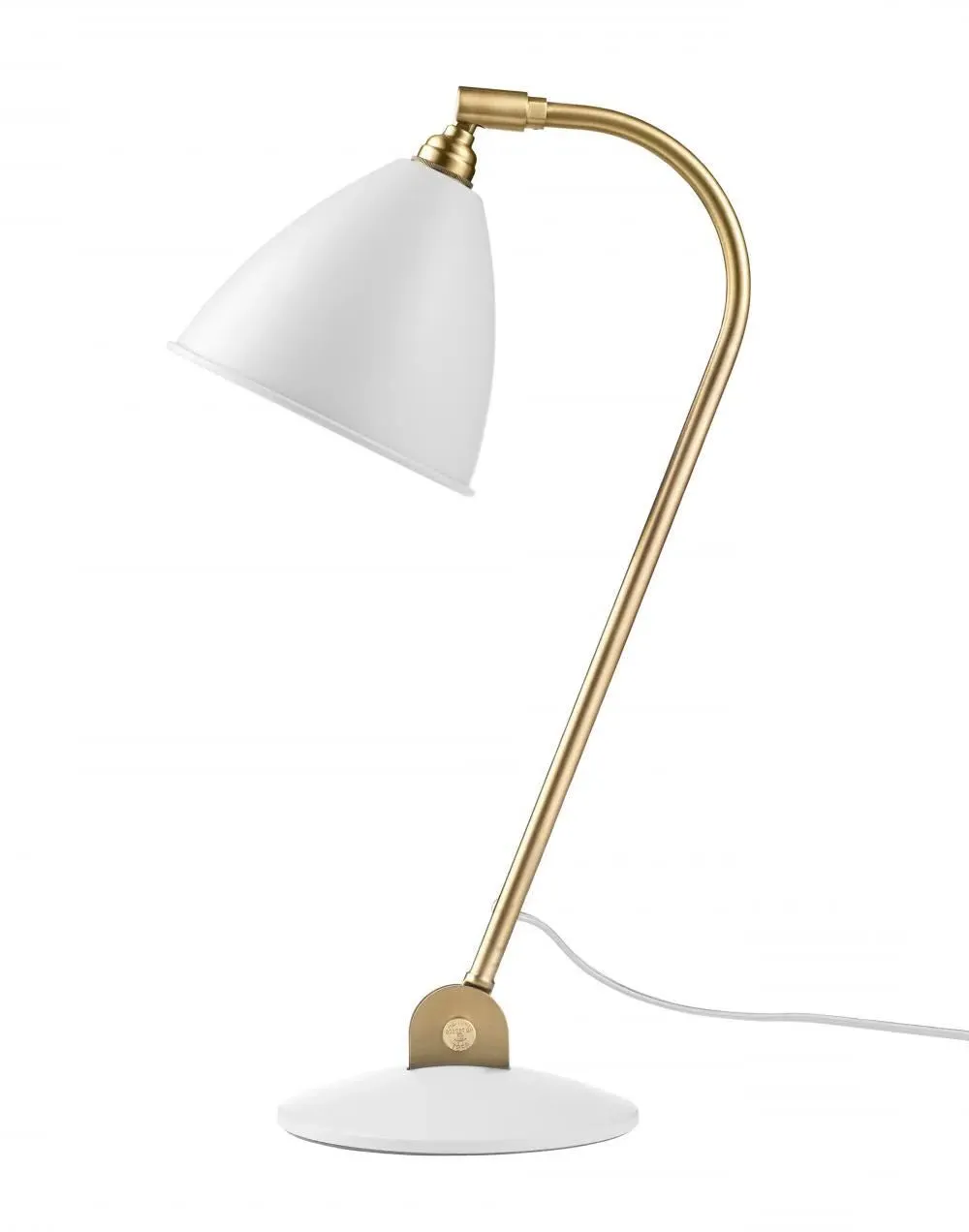 Adjustable Table Lamp - White, Brass