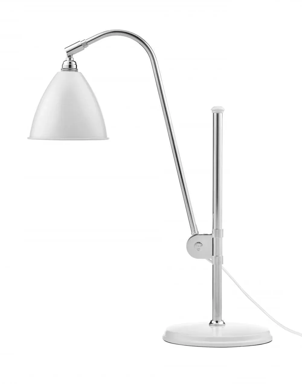 Adjustable Table Lamp - White, Chrome