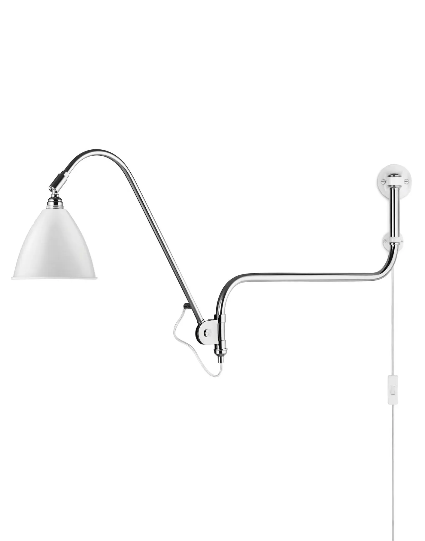 Adjustable Wall Light with Rotatable Shade - Black