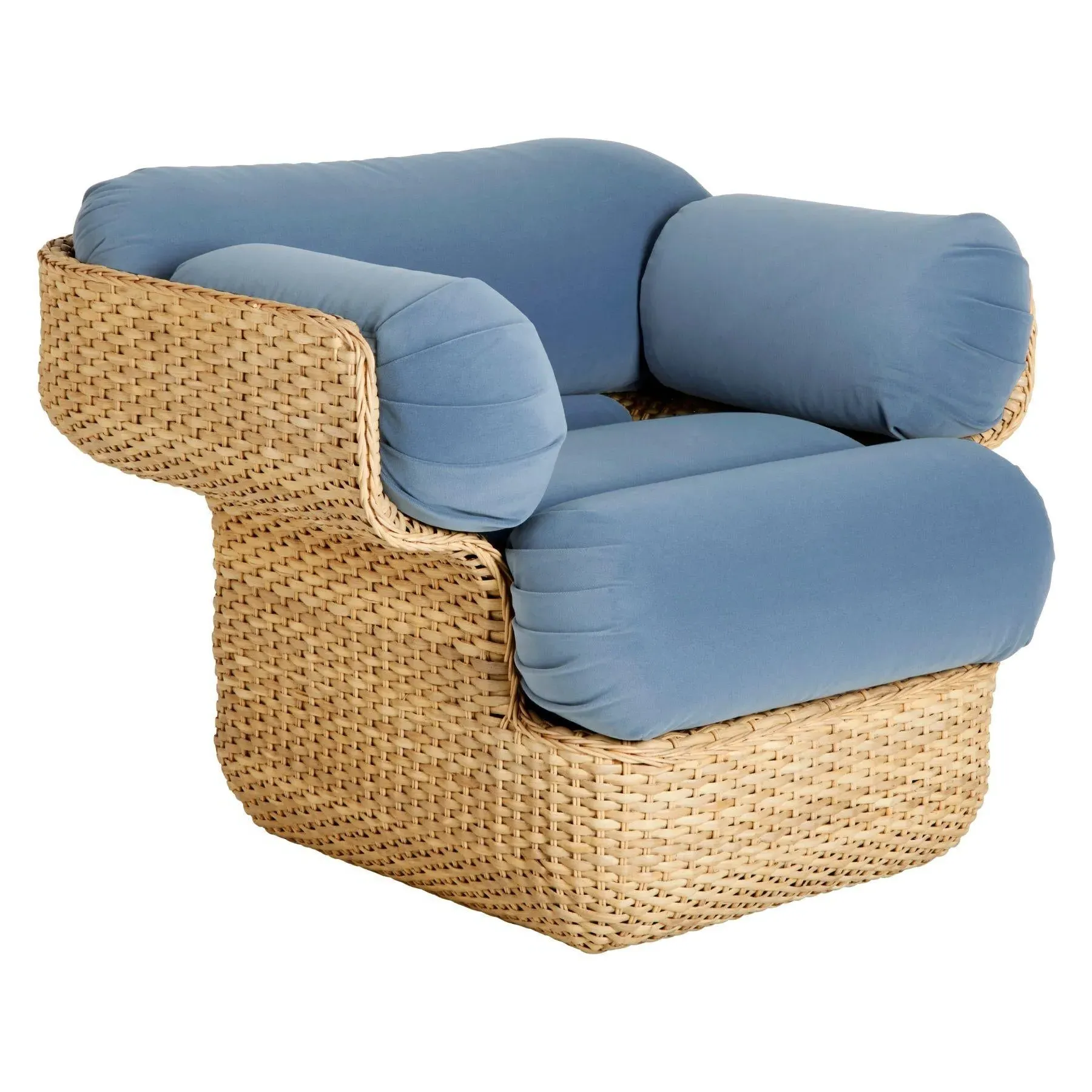 Basket Lounge Chair - Upholstered, Foam
