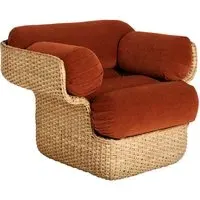 Basket Lounge Chair - Upholstered, Foam