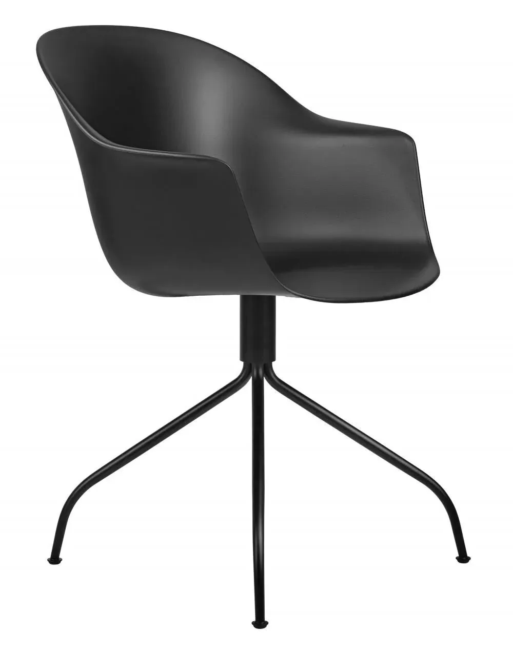 Bat Meeting Chair Swivel Base - Black image