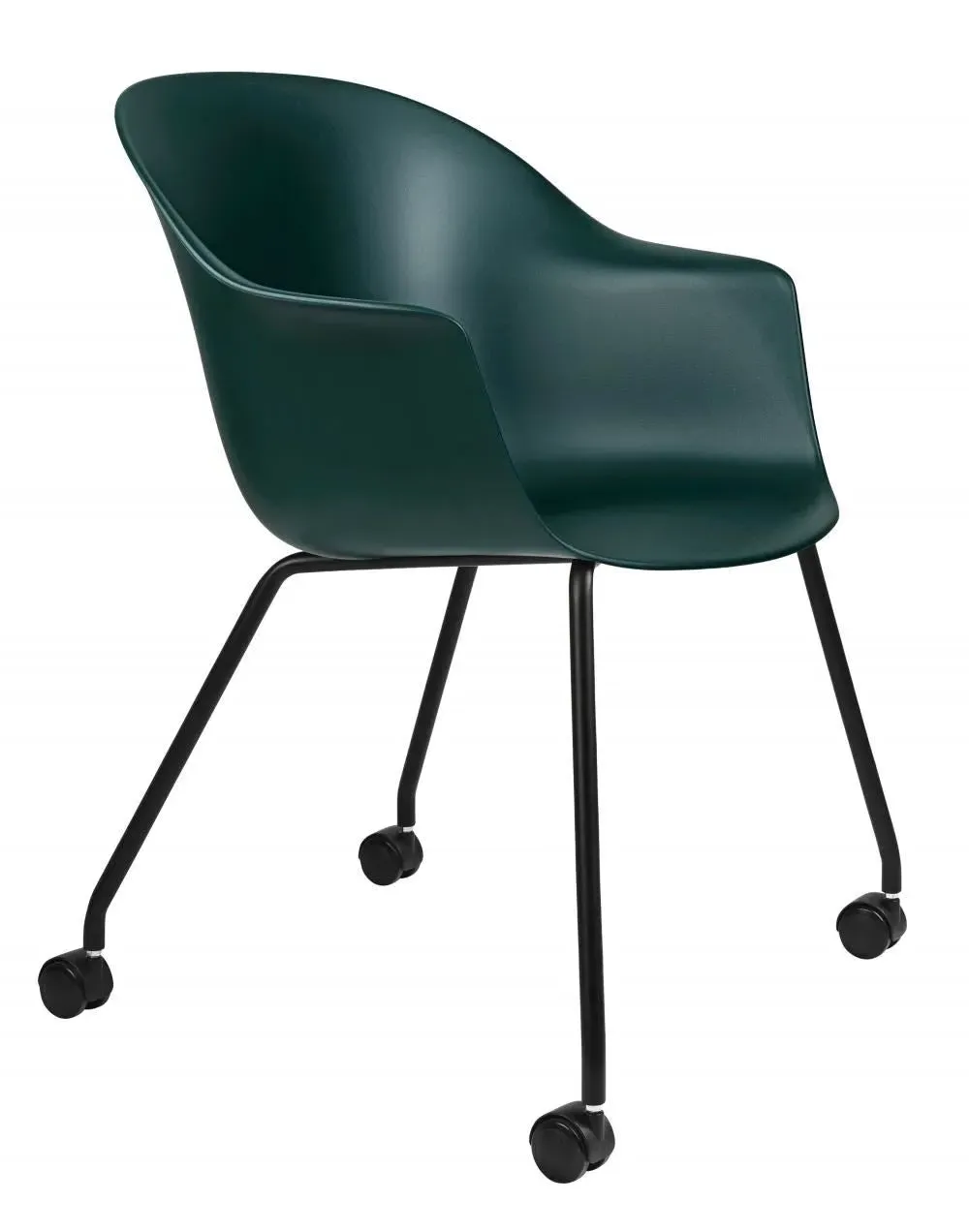 Bat Meeting Chair with Castors - Beige