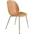 Beetle Dining Chair with Conic Base - Amber Brown