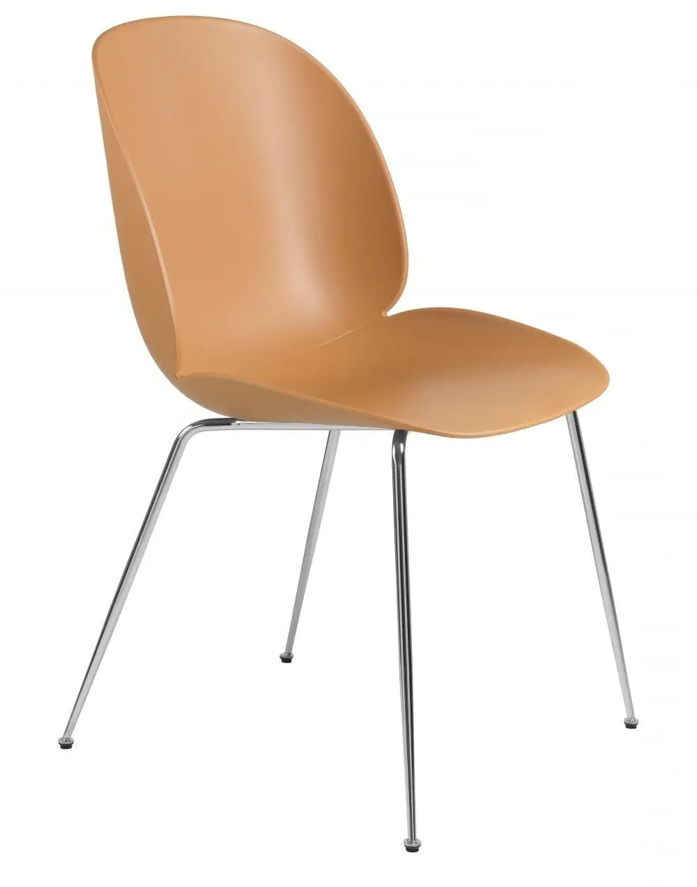 Beetle Dining Chair with Conic Base - Black