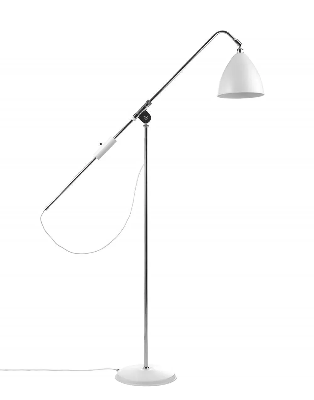 Bestlite BL4 Floor Lamp - White, Chrome image