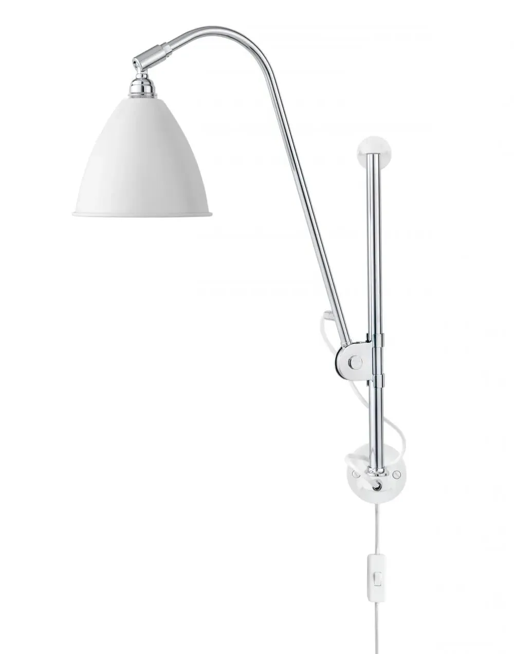 Bestlite BL5 Wall Light - White, Chrome