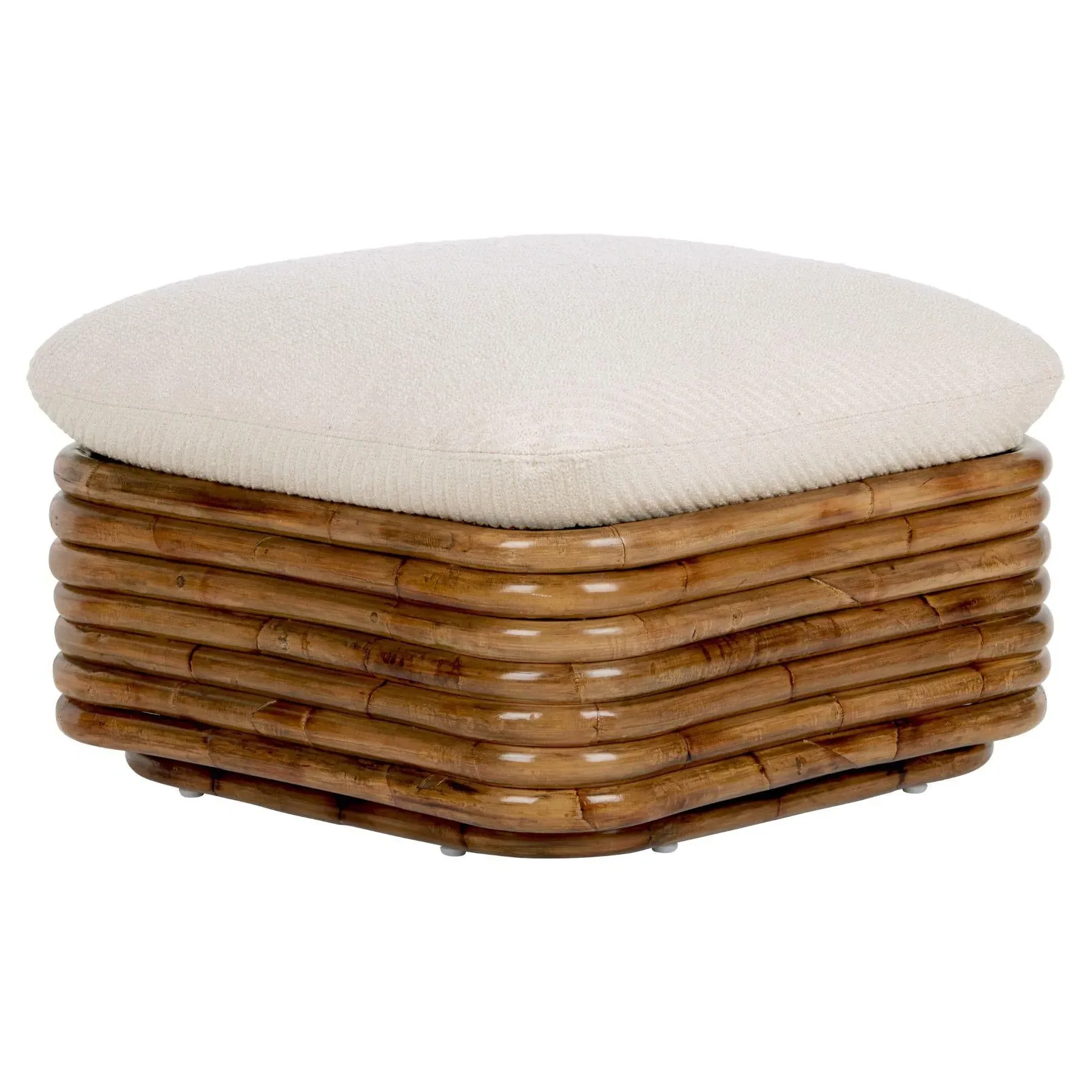 Bohemian Ottoman - Oak Frame image