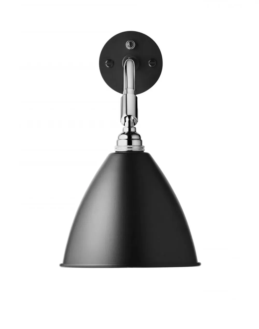 Bracket Wall Light with Adjustable Shade - Black image