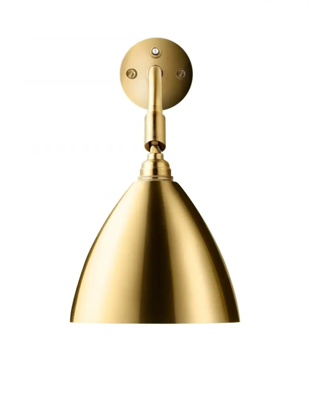 Bracket Wall Light with Adjustable Shade - Brass