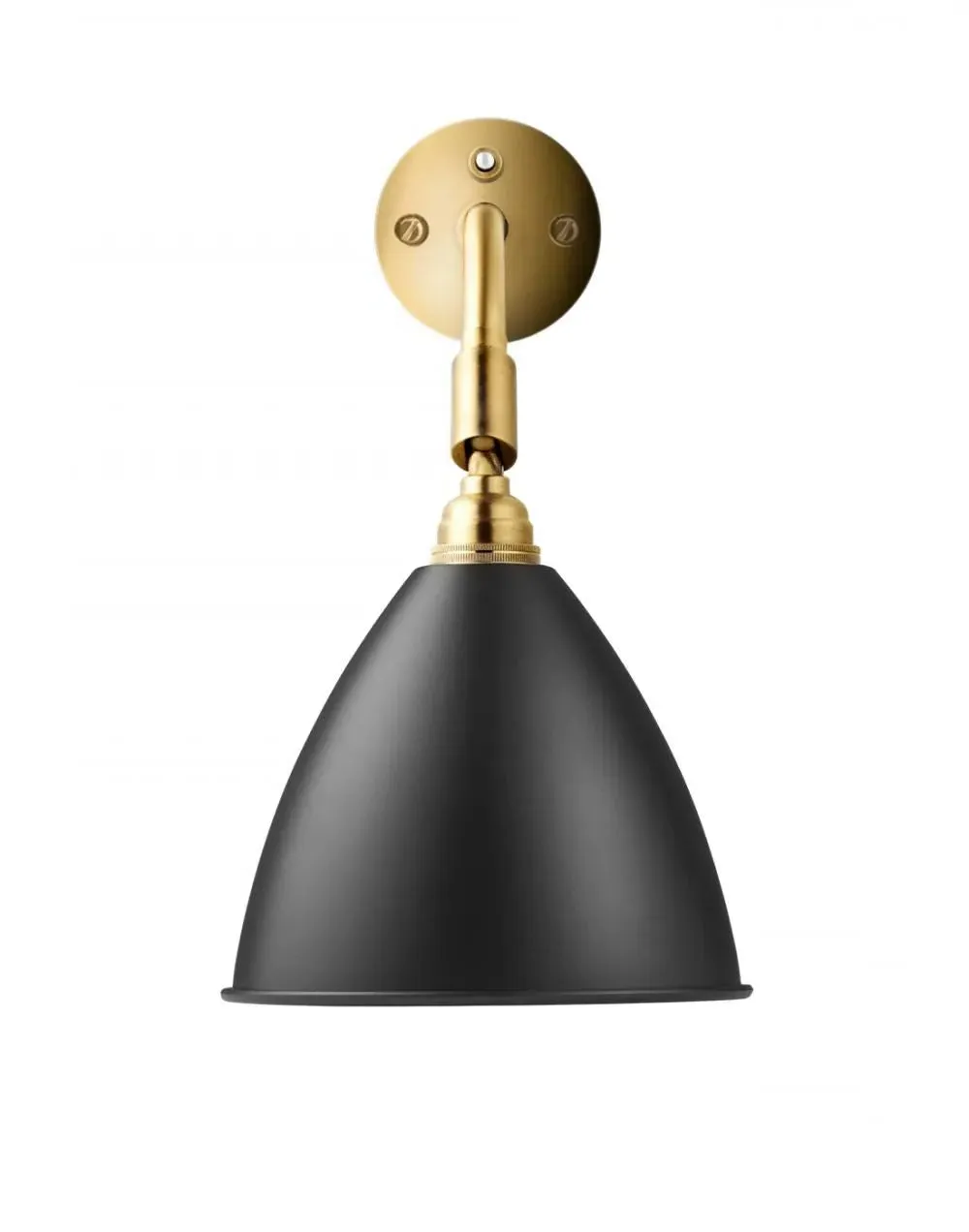 Bracket Wall Light with Adjustable Shade - Brass