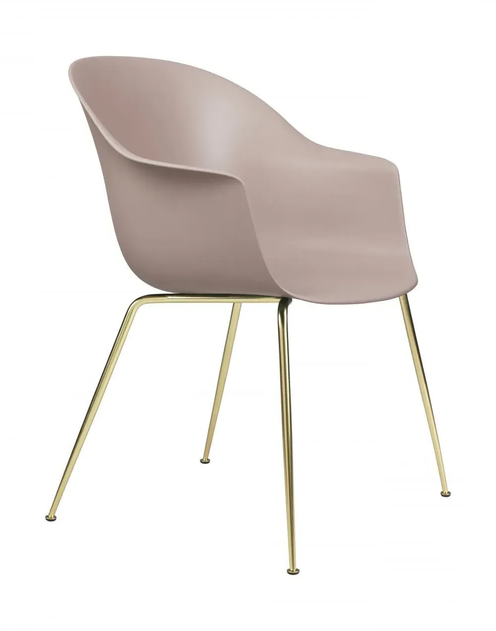 Dining Chair with Chrome Base - Black