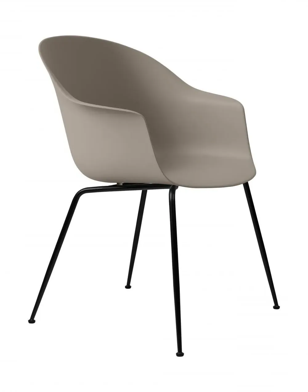 Dining Chair with Conic Base - Beige