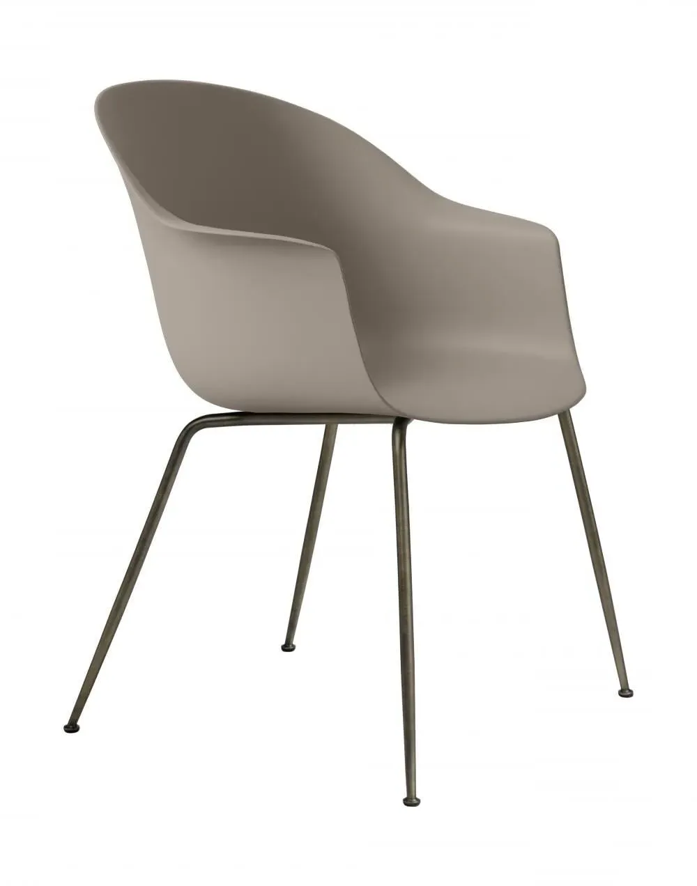 Dining Chair with Conic Base - Black