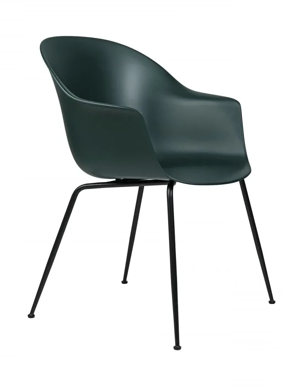 Dining Chair with Conic Base - Green