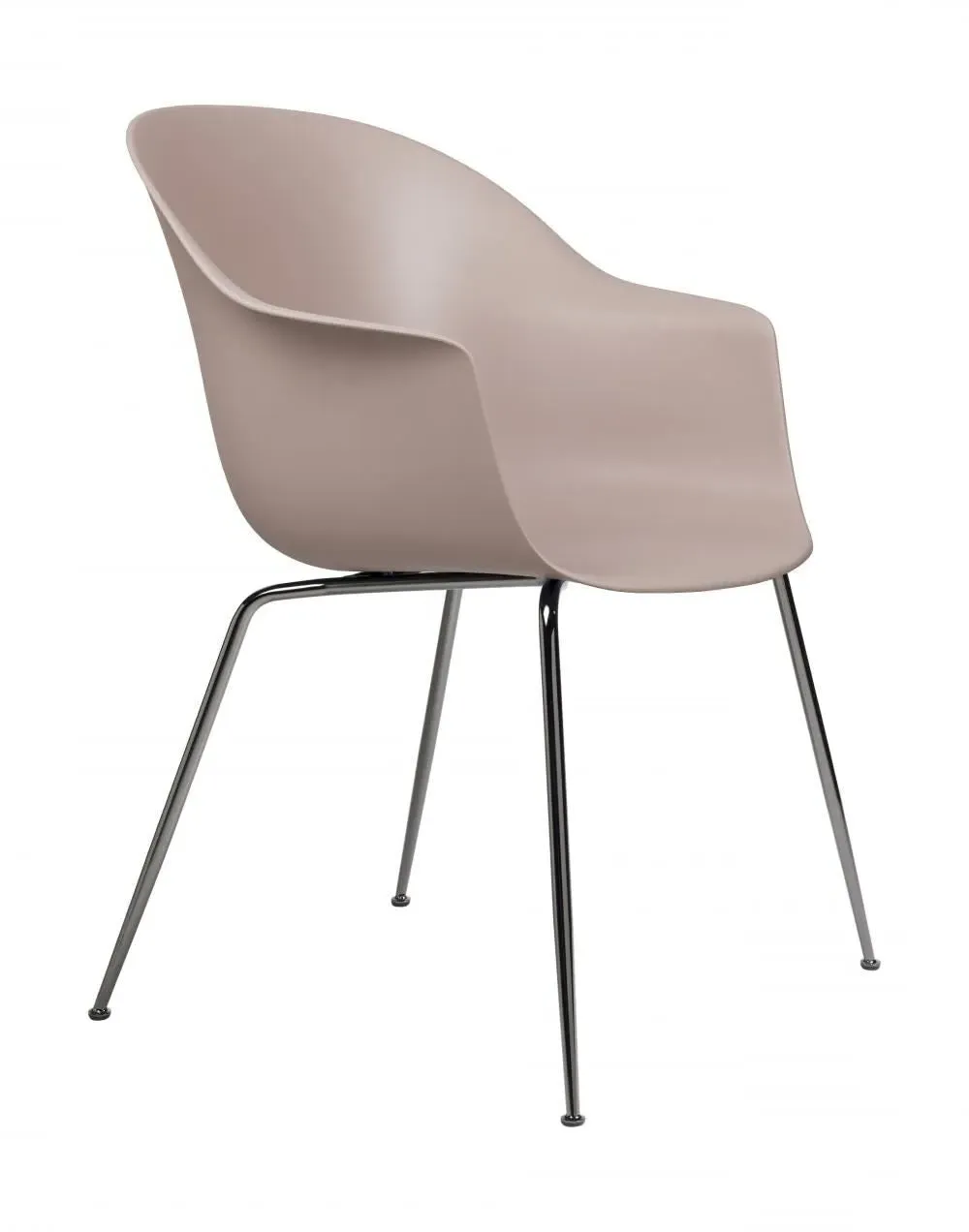 Dining Chair with Conic Base - Pink