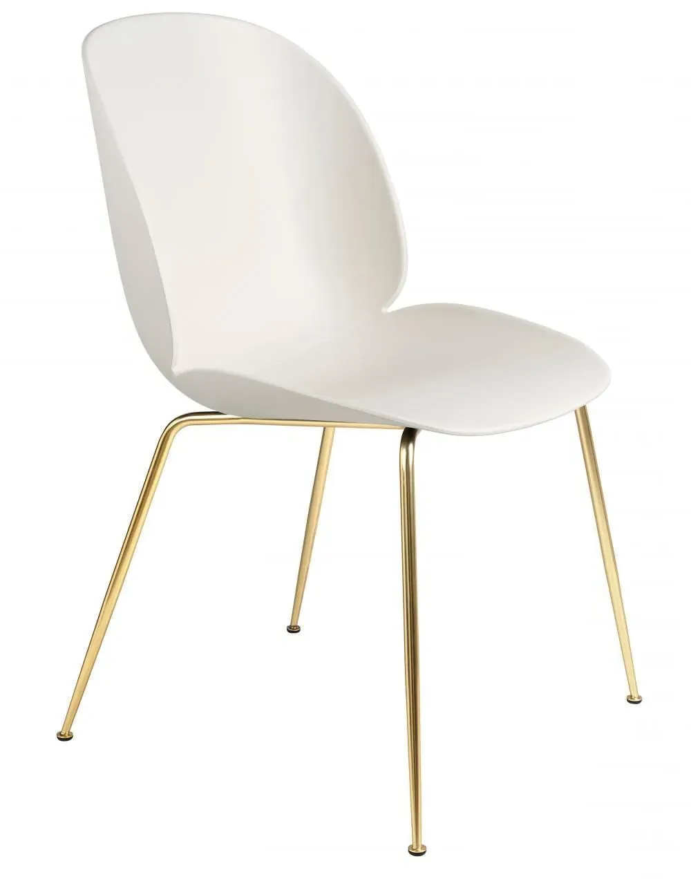 Dining Chair with Conic Base - White Shell image