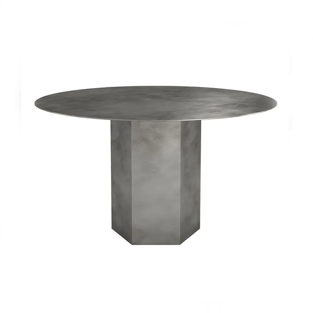 Epic Dining Table - Misty Grey, Steel