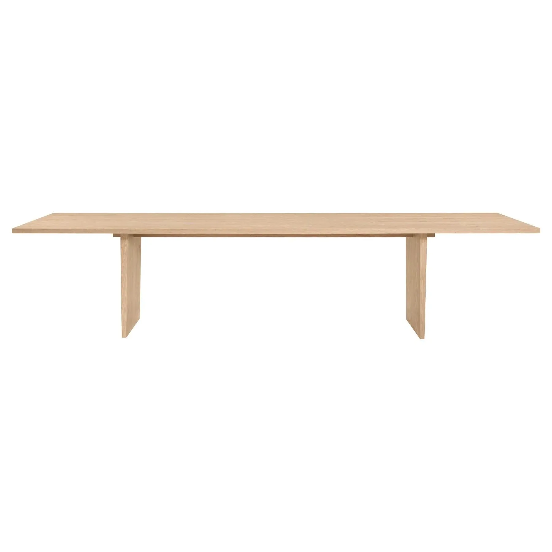 Extra Large Rectangular Dining Table - Light Oak