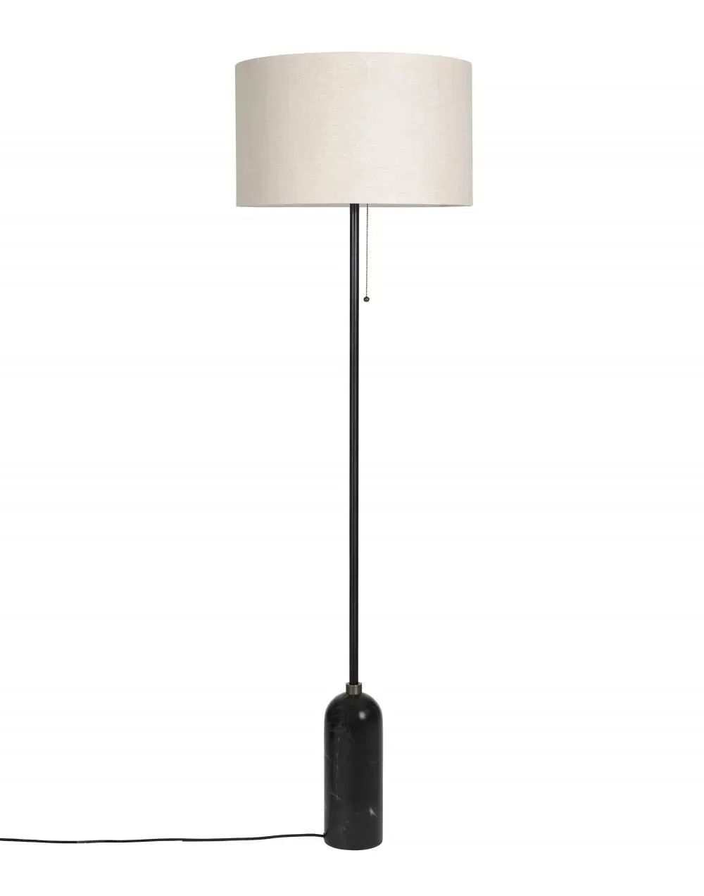 Floor Lamp with Dimmer - Black, Steel