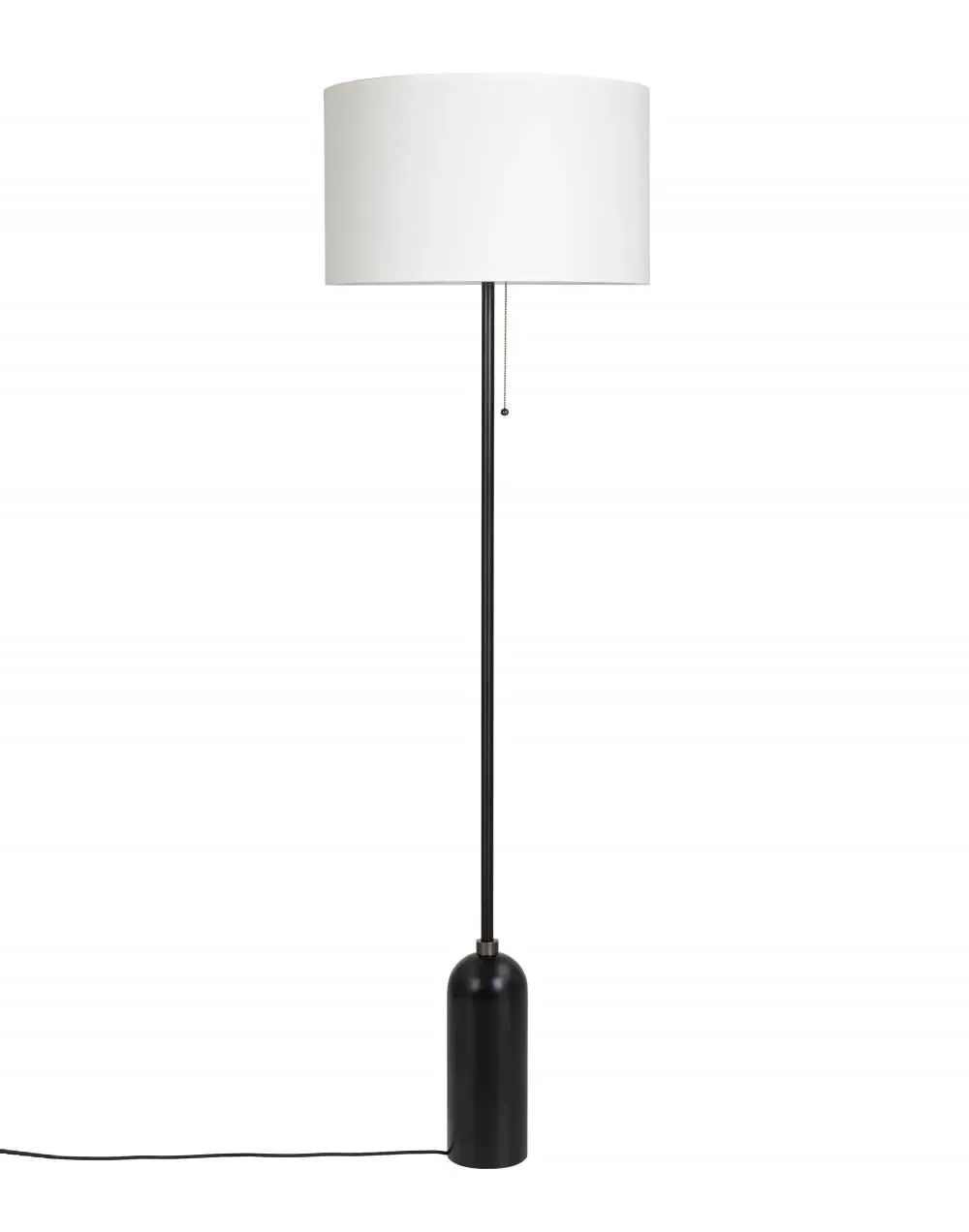 Floor Lamp with Dimmer - Black, Steel image