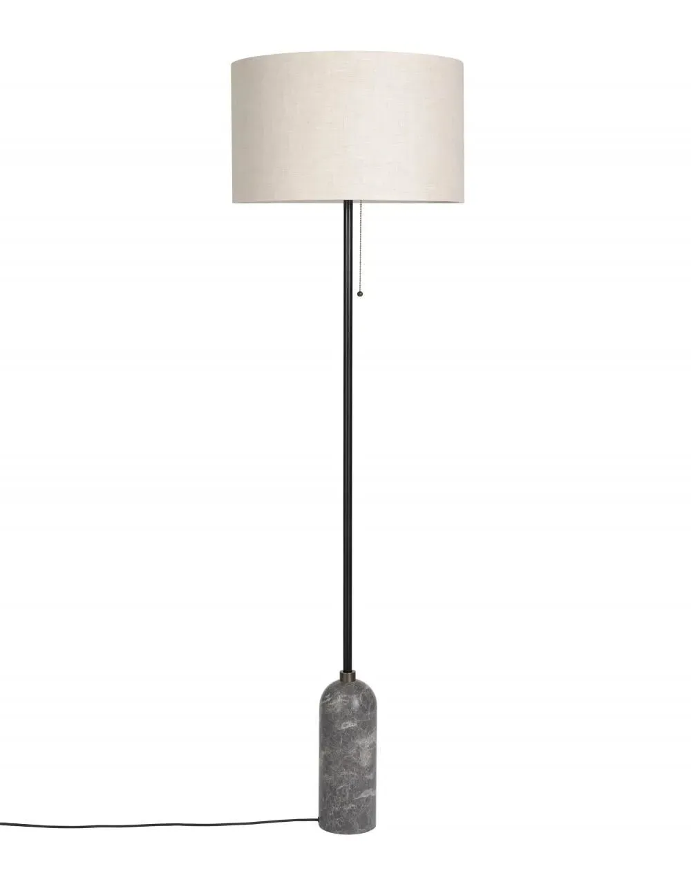 Floor Lamp with Dimmer - Canvas, Marble image