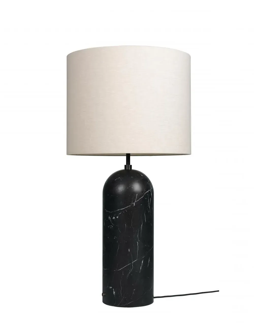 Gravity XL Floor Lamp Short - Black, Marble