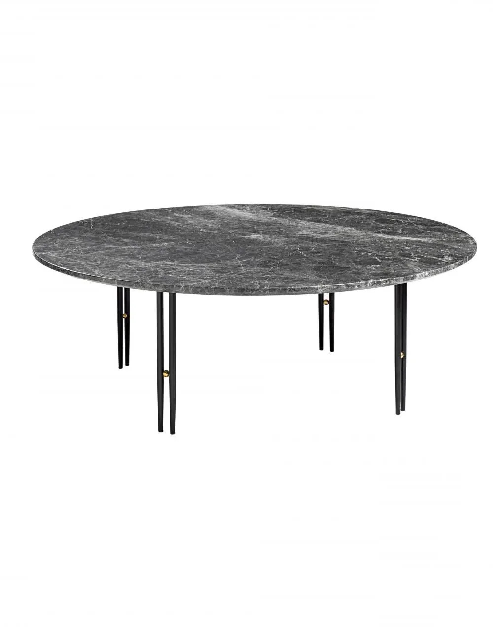 Large Round Coffee Table - White, Marble