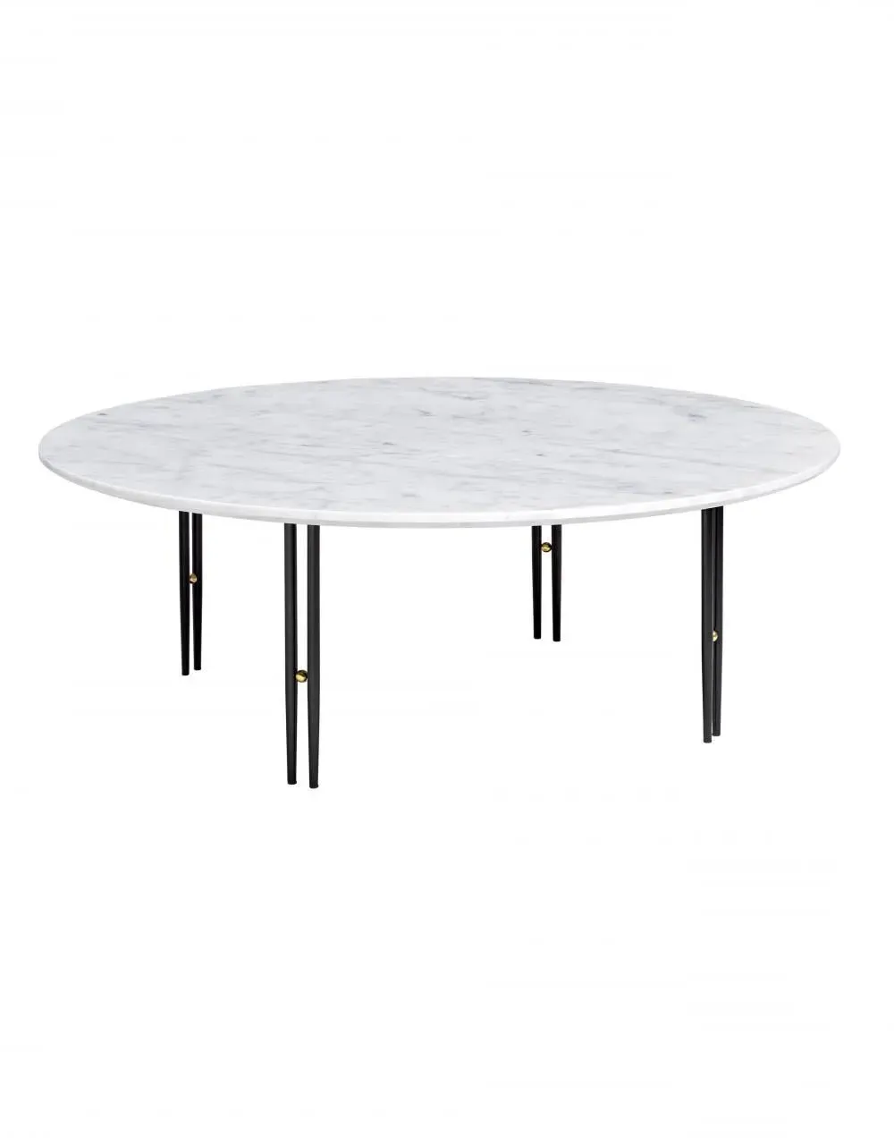 Large Round Coffee Table - White, Marble