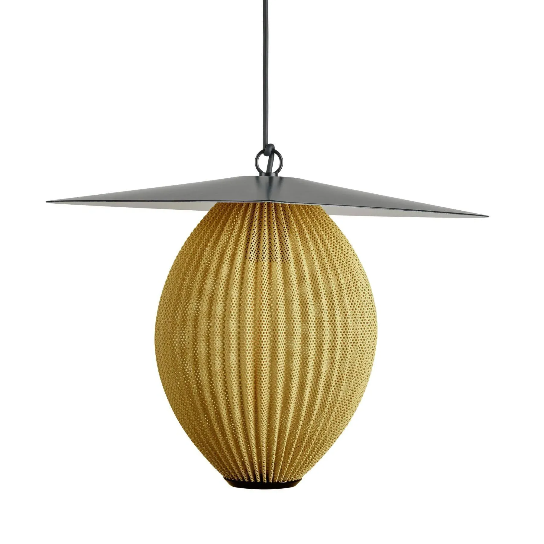 Medium Outdoor Pendant Light - Cream, Glass