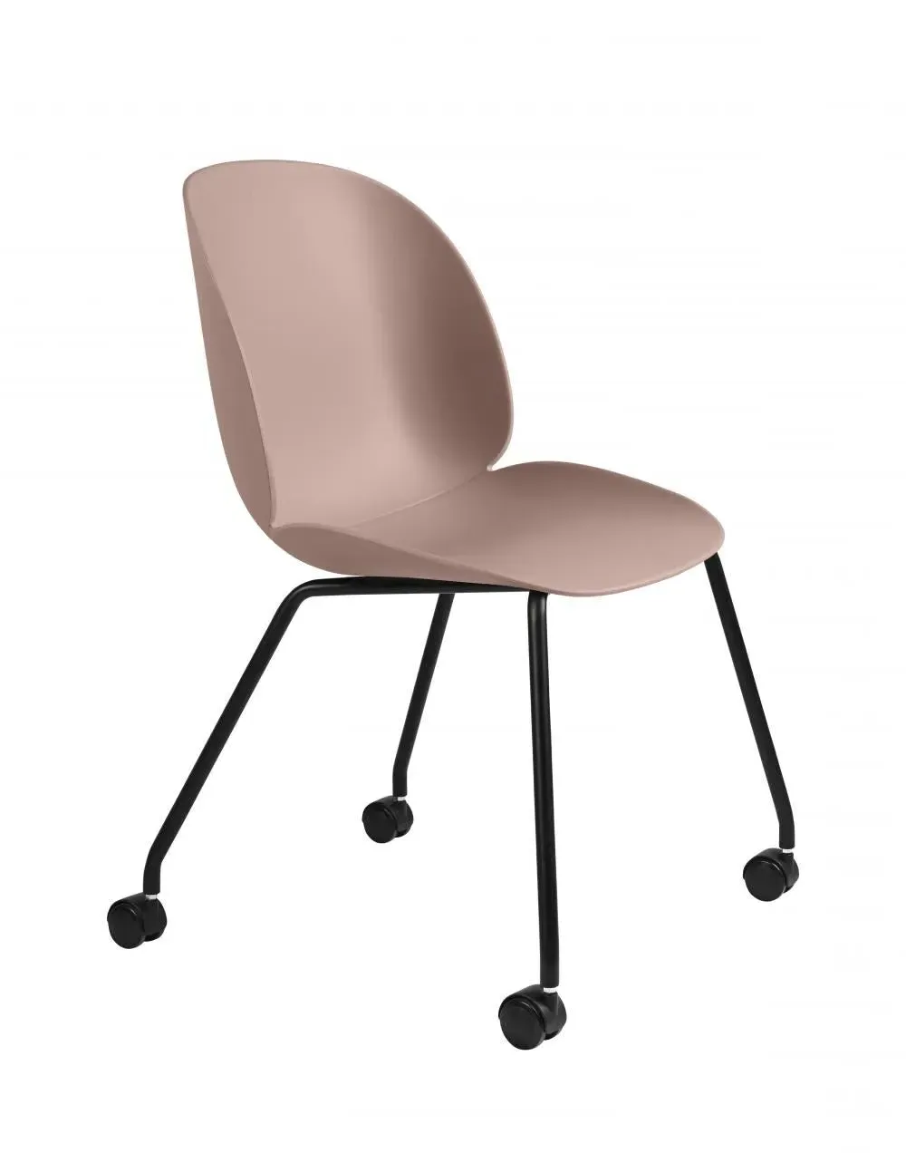 Meeting Chair with Castors - Black