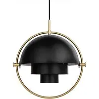 Multi-Lite Large Pendant Light - Black, Brass