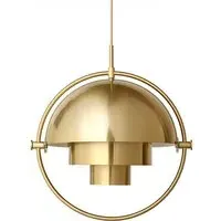 Multi-Lite Large Pendant Light - Brass