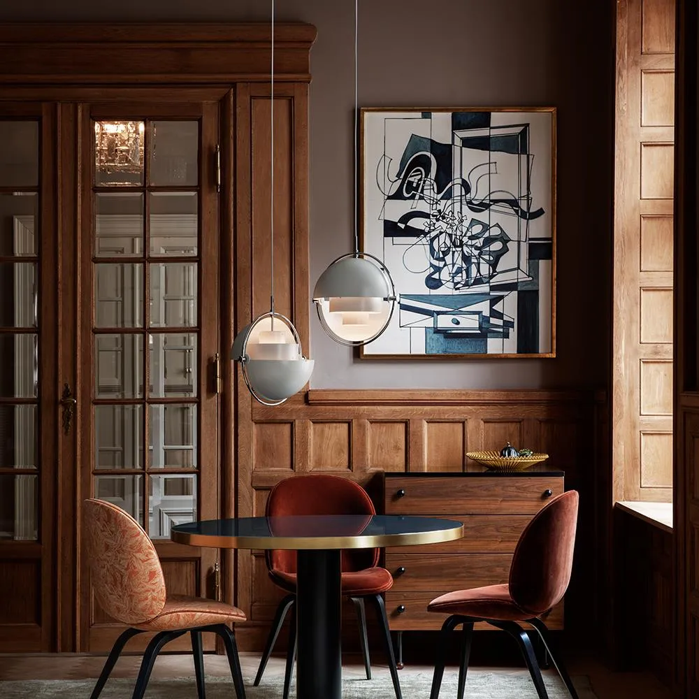 Multi-Lite Small Pendant Light - Brass