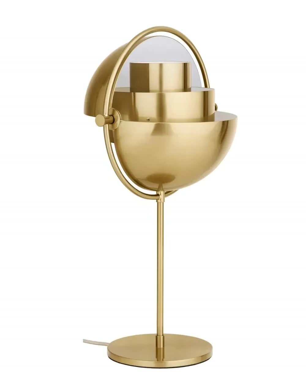 Multi-Lite Table Lamp - White, Chrome