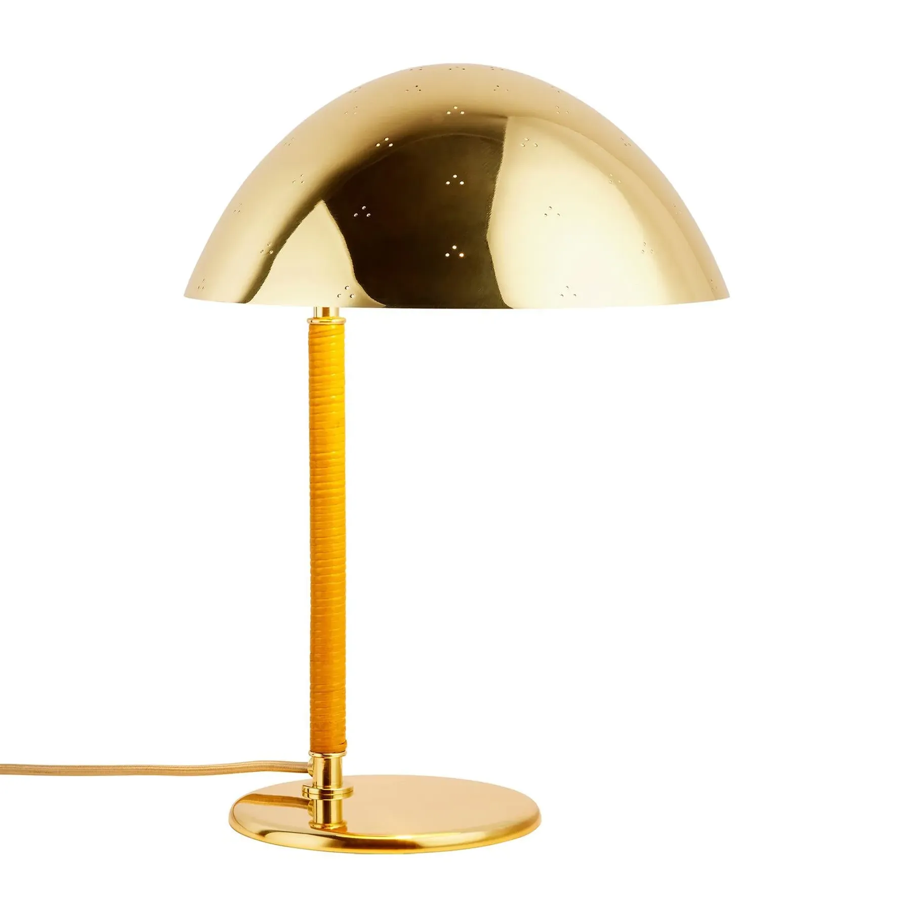 Perforated Table Lamp - Brass