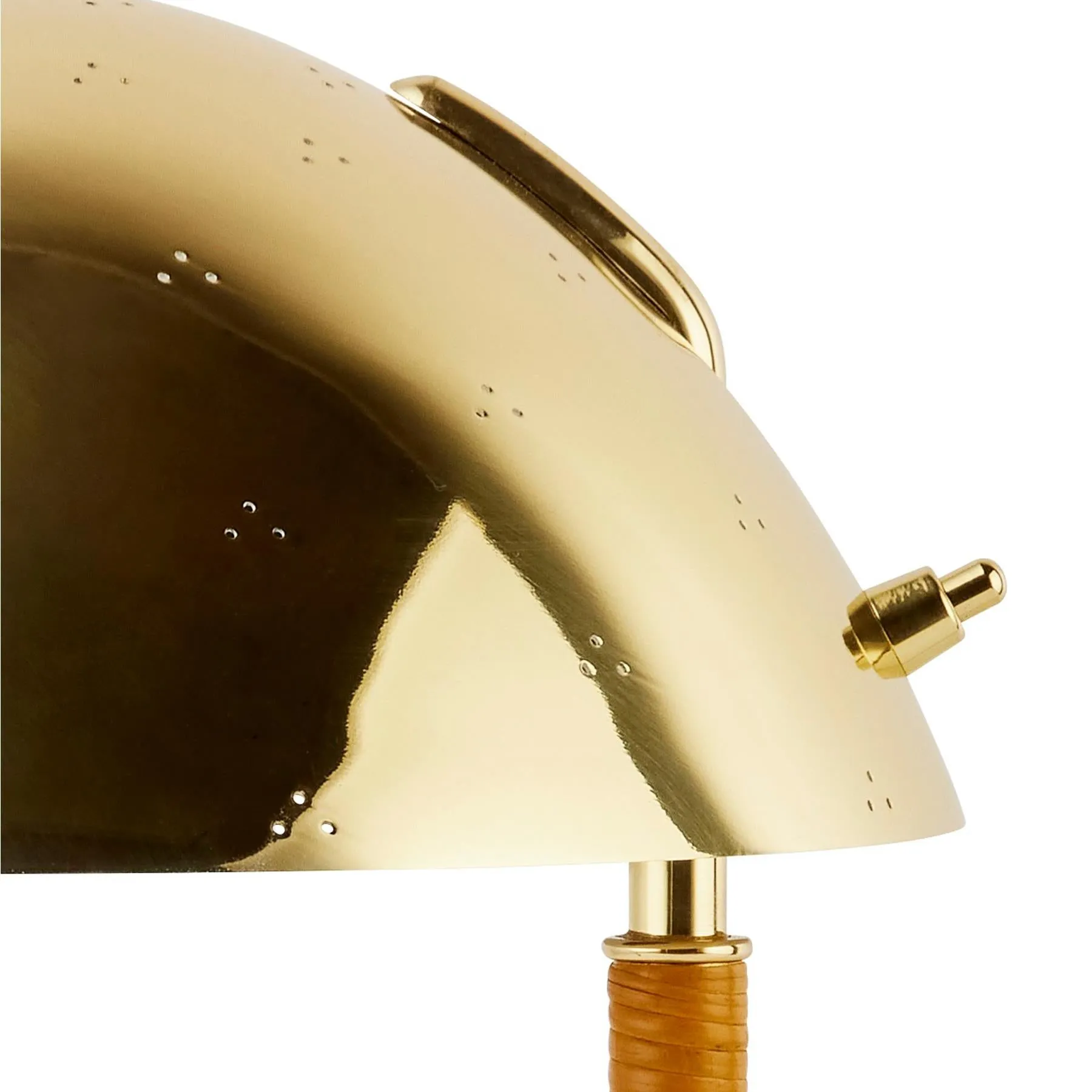 Perforated Table Lamp - Brass