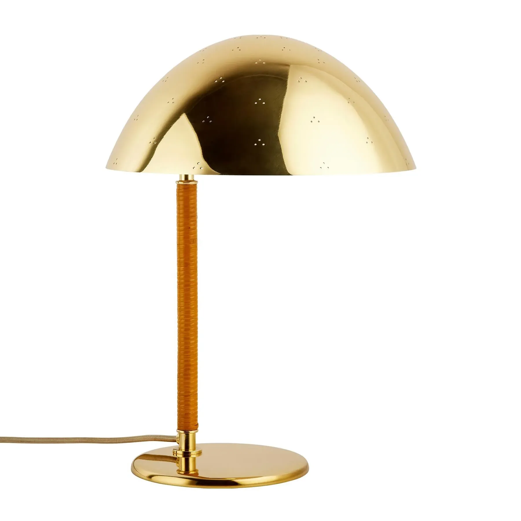 Perforated Table Lamp - Brass