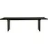 Private Large Rectangular Dining Table - Black Stained Ash