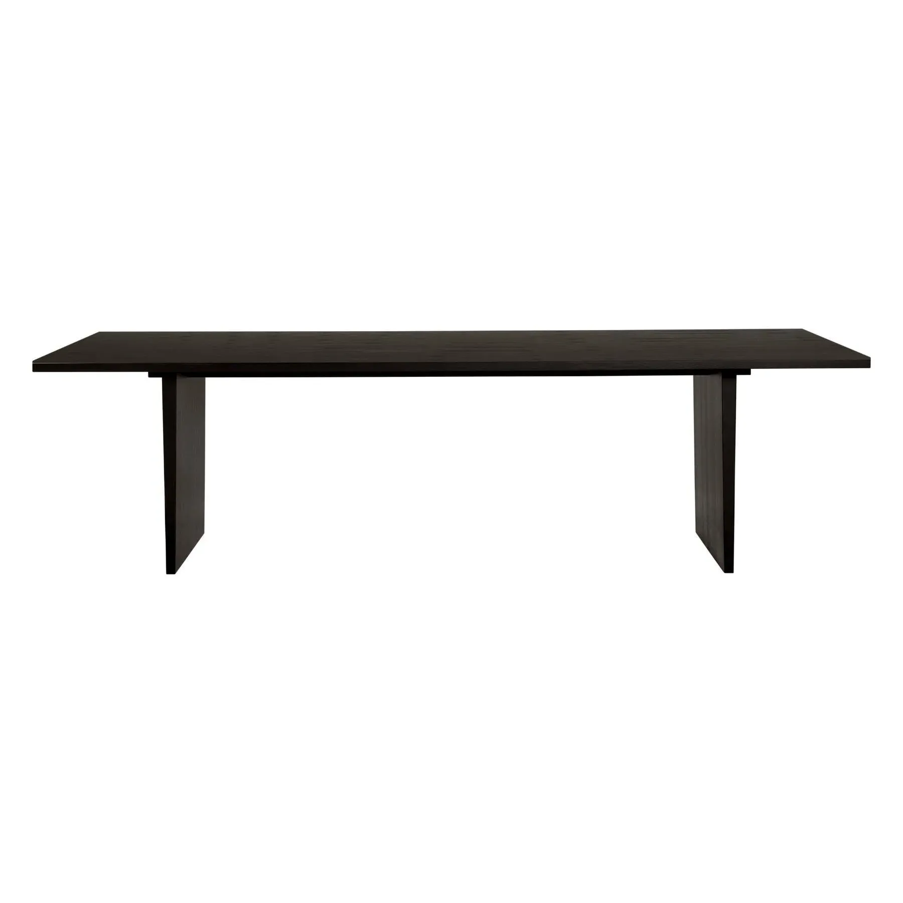 Private Large Rectangular Dining Table - Black Stained Ash image