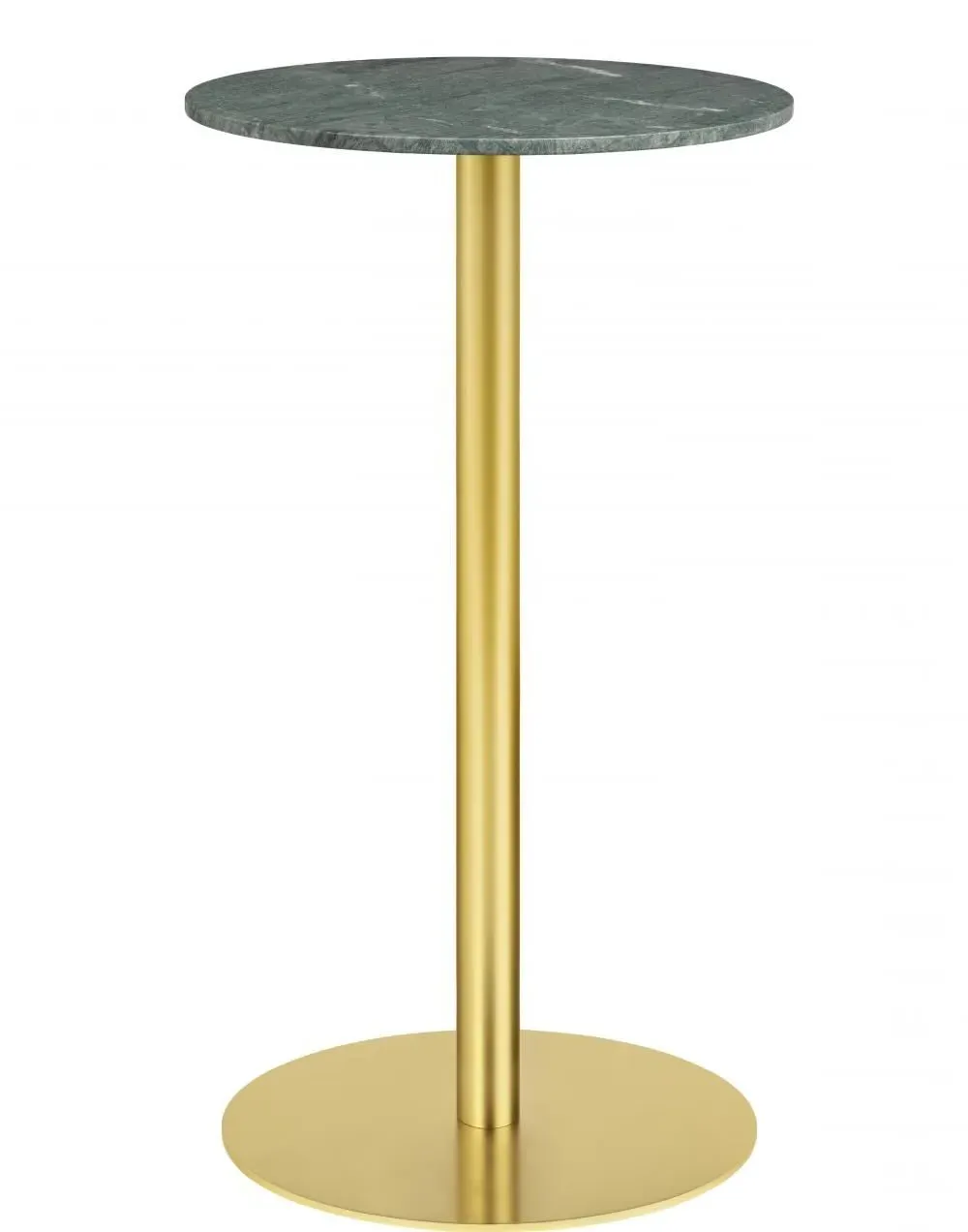 Round Bar Table - Green, Marble
