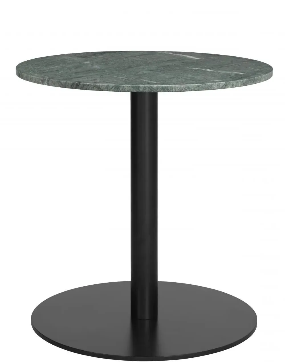 Round Coffee Table - Green, Marble