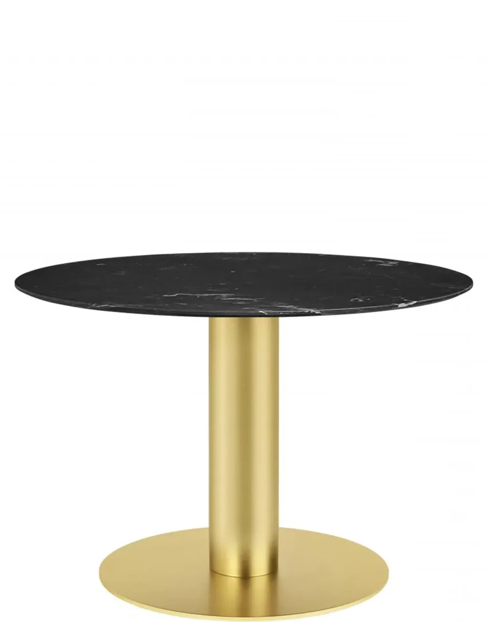 Round Dining Table - Black, Marble